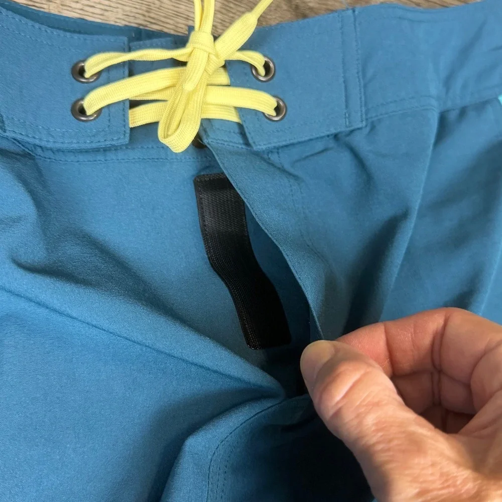 Decathlon Paris 2024 Olympic Boardshorts Turquoise Blue 32 Mens Swim Trunks SEO